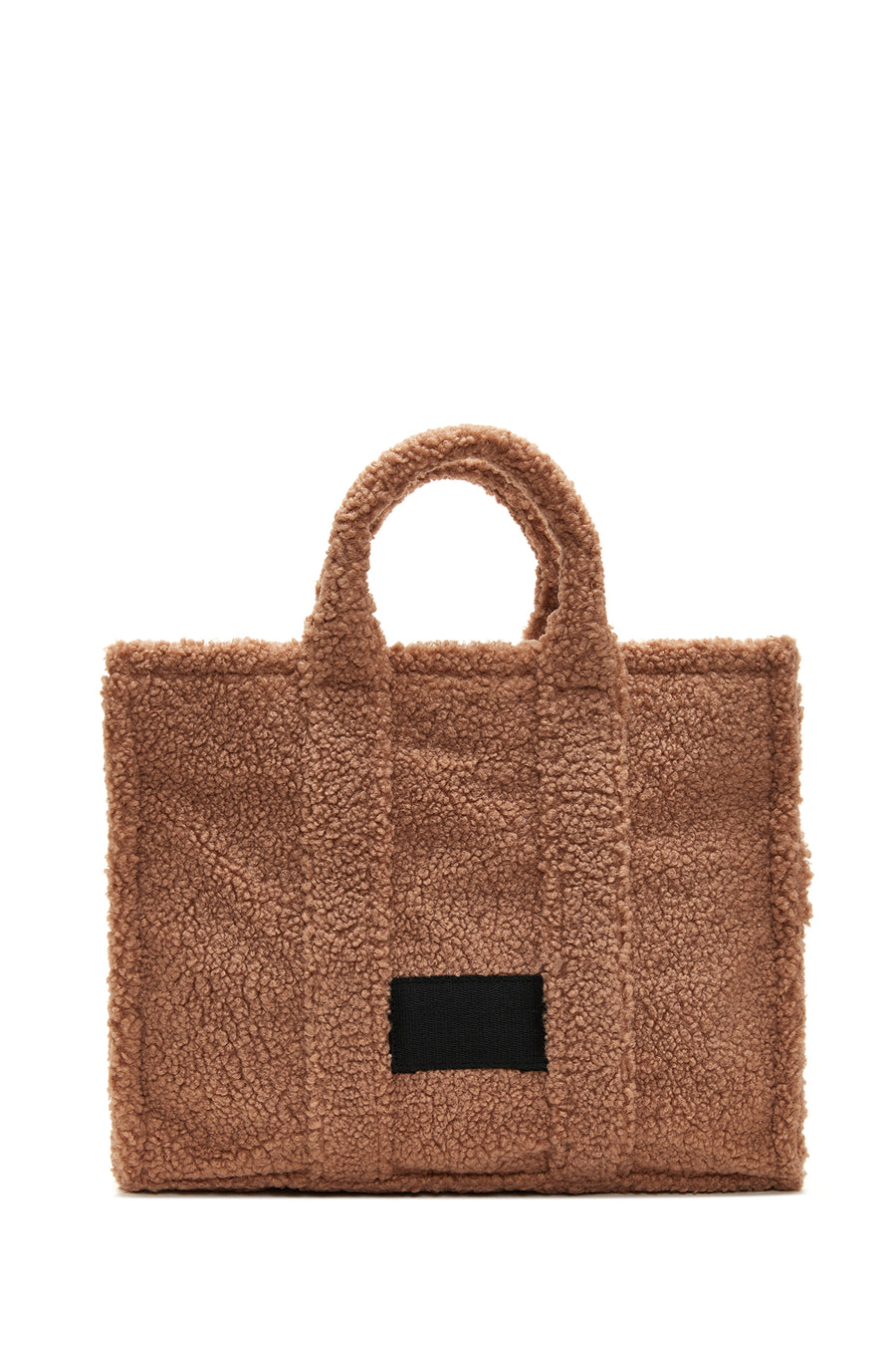 Women's Brown Plush Handbag