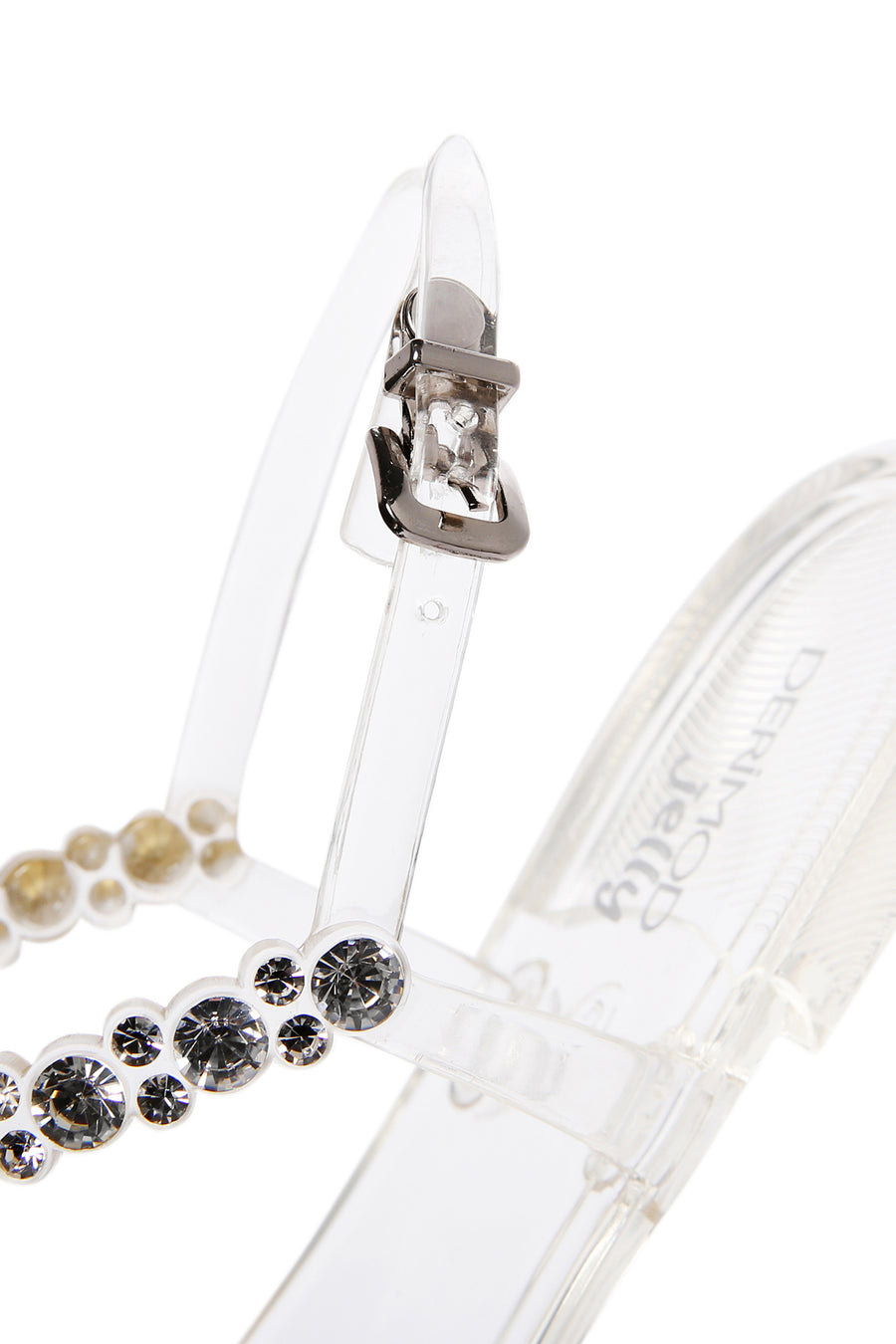 Women's Transparent Jelly Sandals with Stones