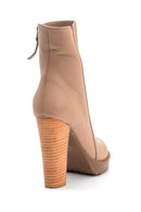 Women's Heeled Leather Boots | Derimod