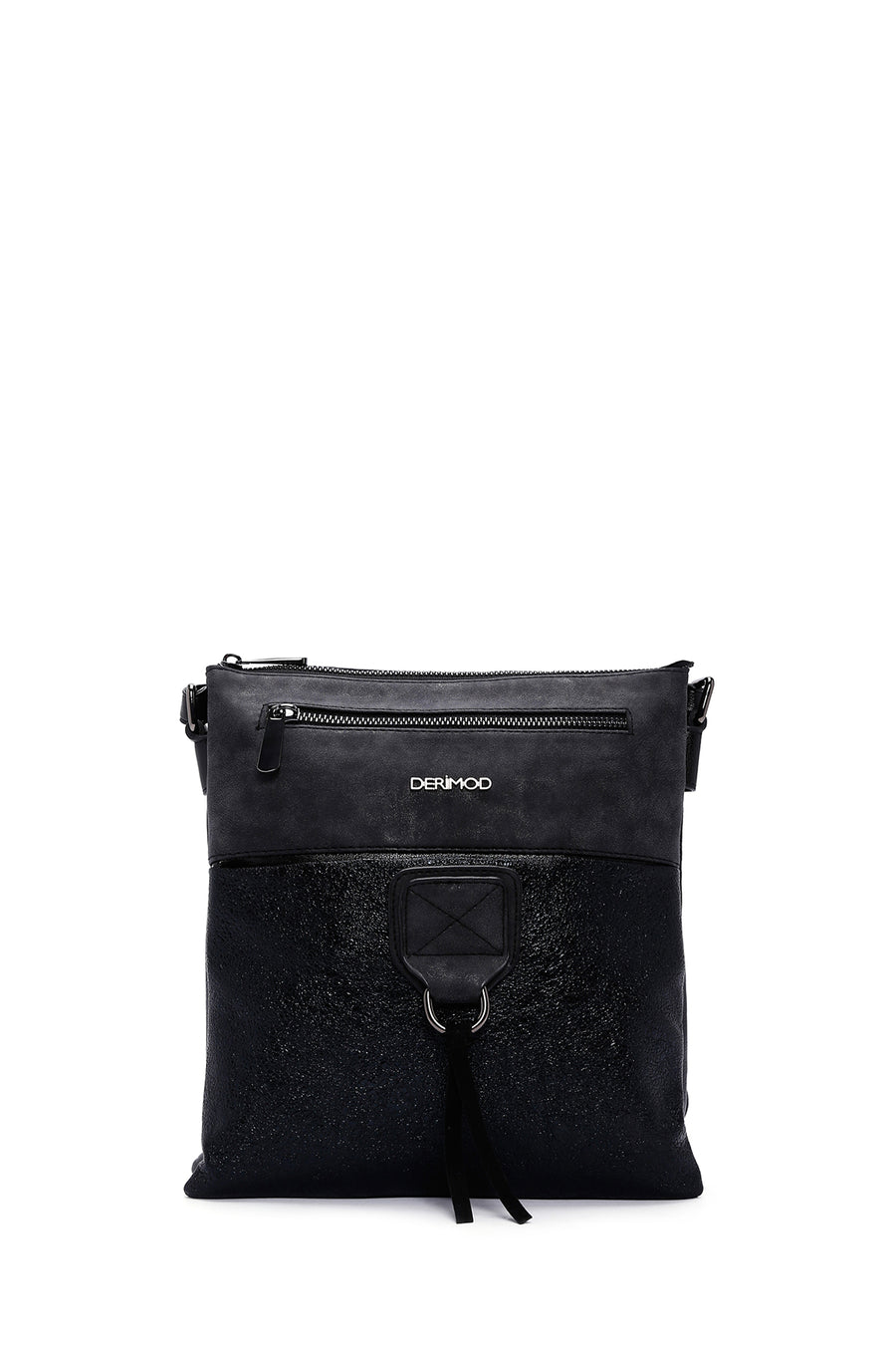 Women's Black Long Strap Crossbody Bag