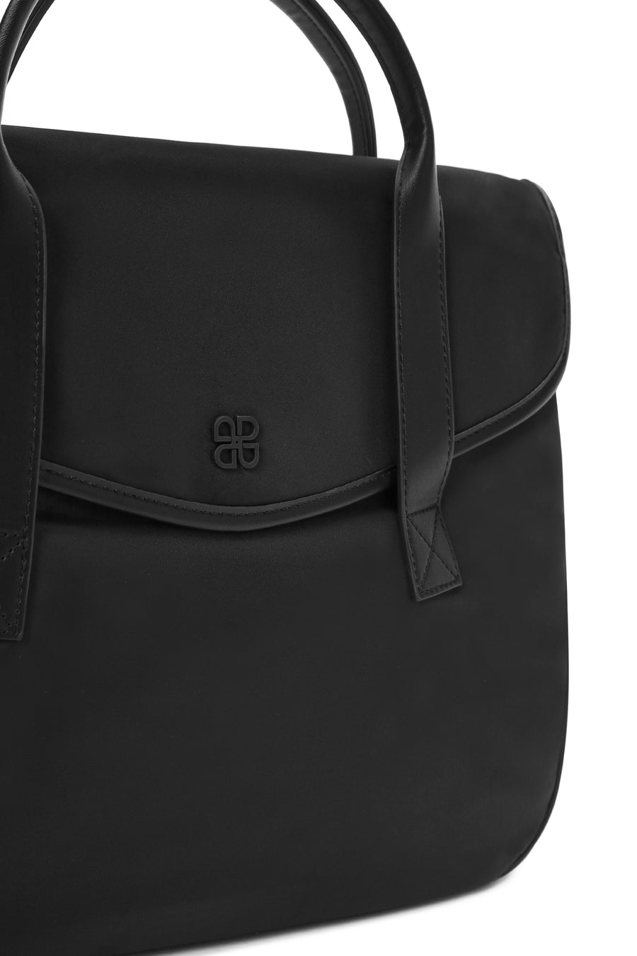 Women's Black Long Strap Briefcase