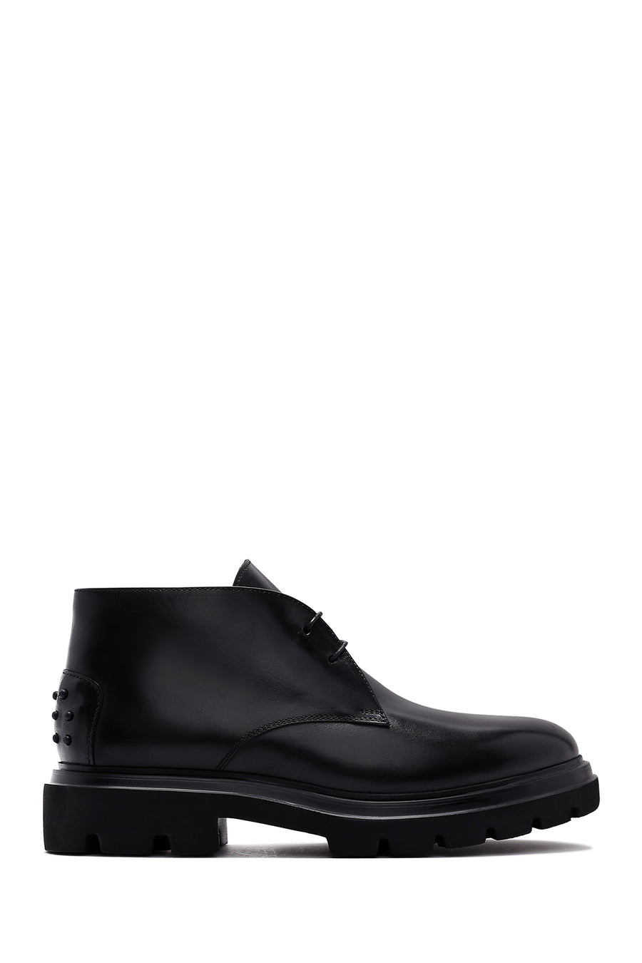 Men's Black Casual Leather Boots