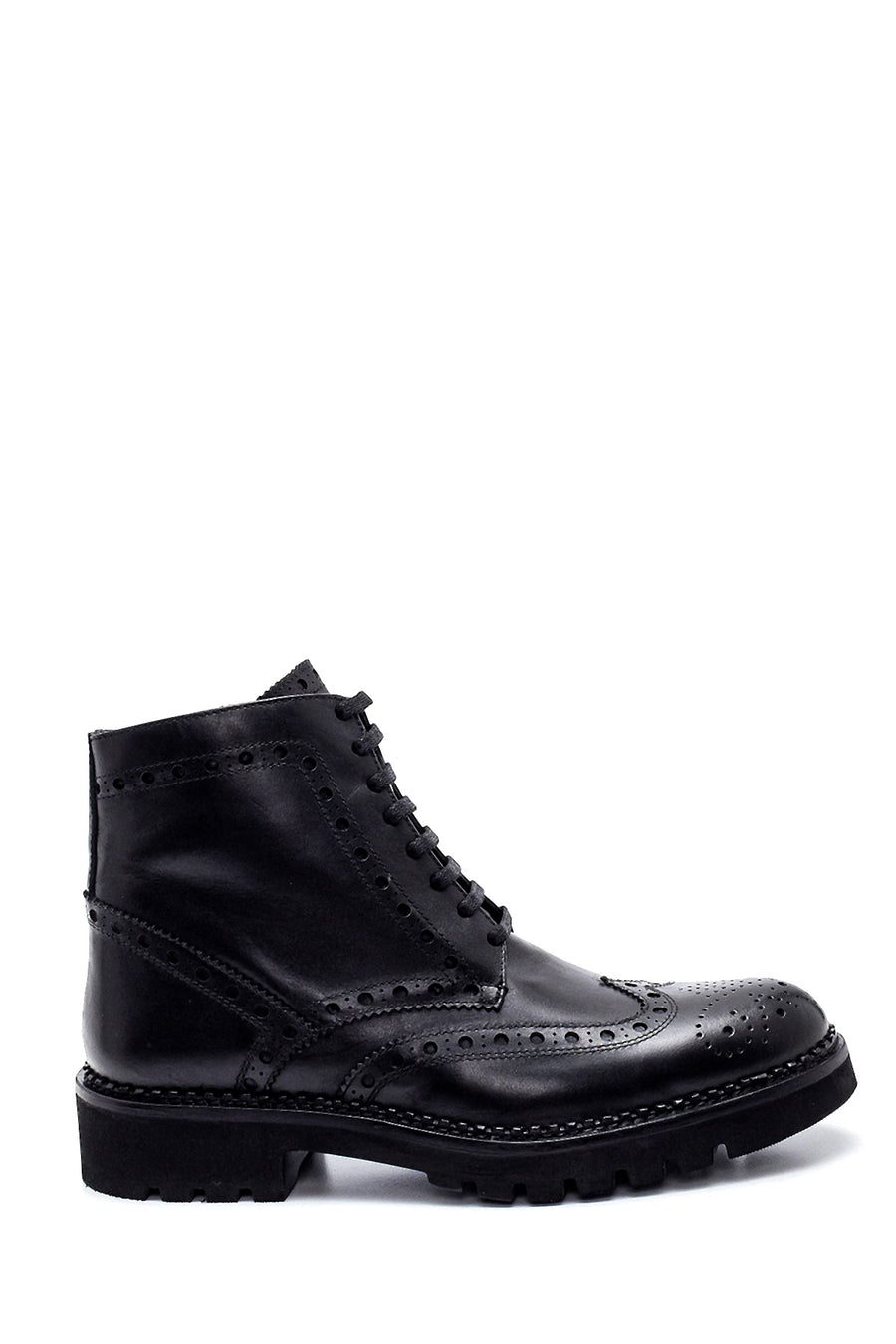 Men's Leather Casual Boots 21WFD608718 | Derimod