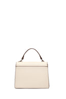 Woman Beige Long Strap Patterned Shoulder Bag | Derimod