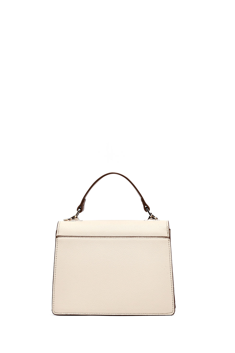 Woman Beige Long Strap Patterned Shoulder Bag