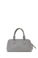 Woman Gray Long-Strap Charmed Shoulder Bag | Derimod