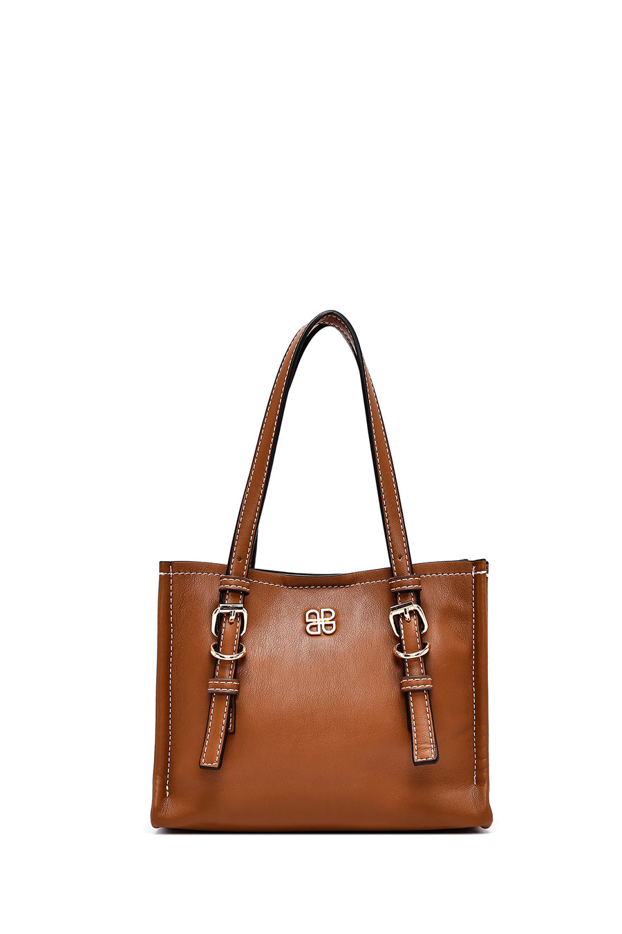 Women's Brown Long Strap Classic Handbag