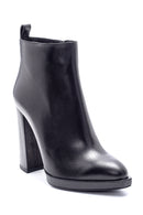 Women's Leather Heeled Boots | Derimod