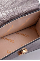 Women's Crocodile Patterned Mini Handbag | Derimod