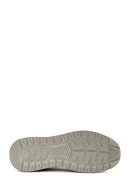 Erkek Yeşil Bağcıklı Deri Casual Sneaker | Derimod