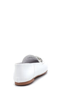Kadın Zincir Detaylı Deri Loafer | Derimod