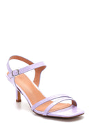 Women's Printed Heeled Sandals | Derimod