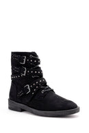 Women's Stone Suede Boots | Derimod