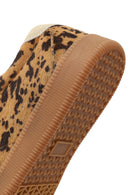 Derimod Studio Kadın Leopar Bağcıklı Desenli Sneaker | Derimod