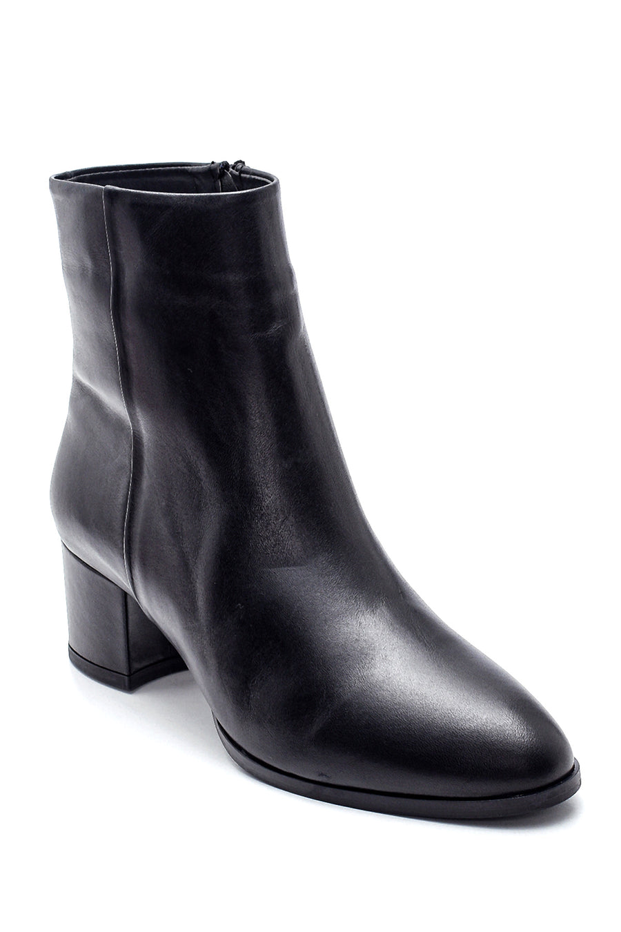 Women's Leather Heeled Boots