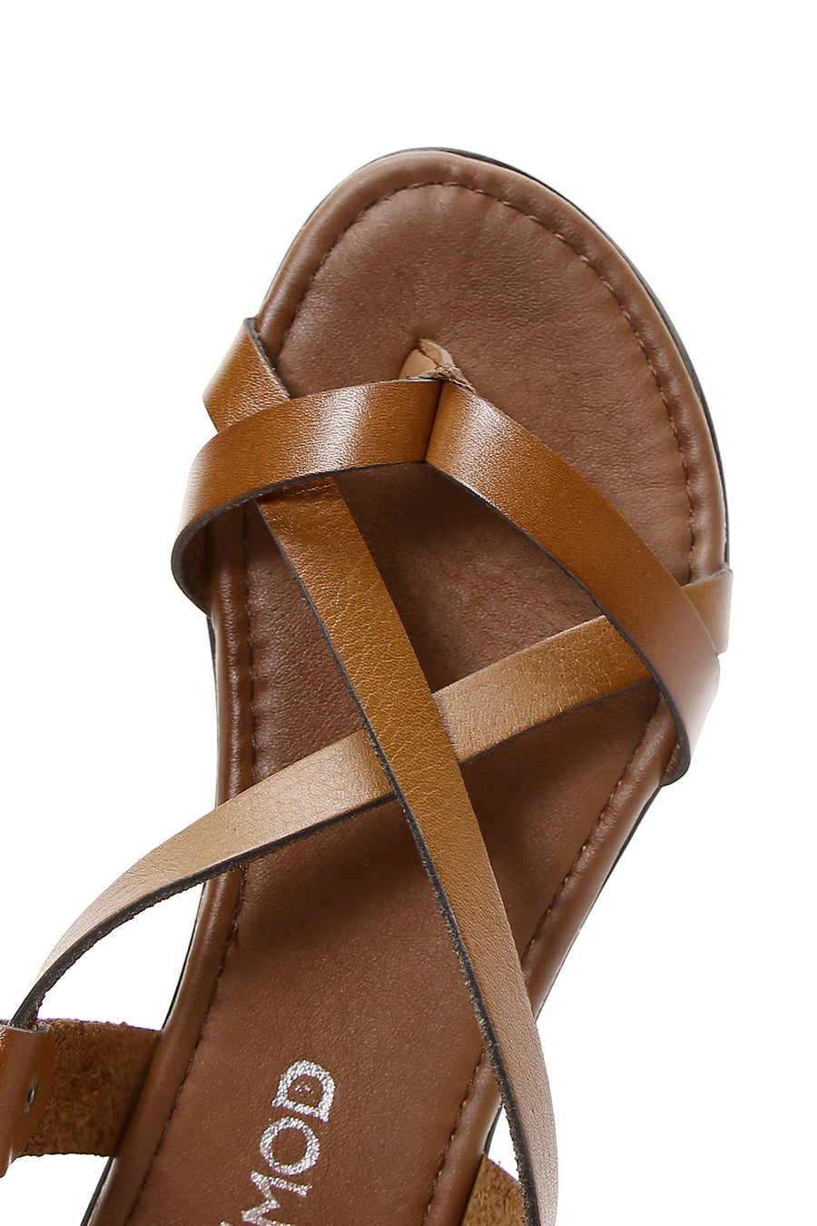Women's Tan Flip-Flop Leather Bodrum Sandals