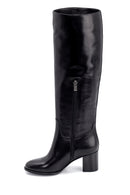Women's Leather Heeled Boots | Derimod