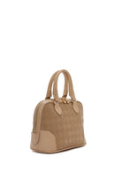 Women's Brown Long Strap Printed Crossbody Bag | Derimod