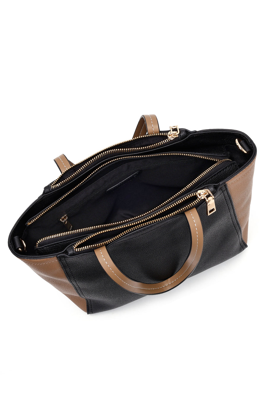 Women's Black Long Strap Charm Shoulder Bag