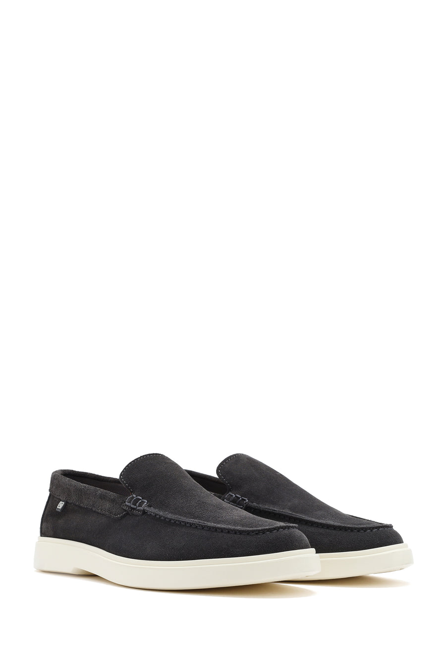 Men's Gray Suede Leather Casual Loafer