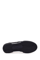 Woman Black Lace-Up Leather Sneaker | Derimod