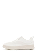 ACBC x Derimod Men's White Lace-Up Sneakers | Derimod