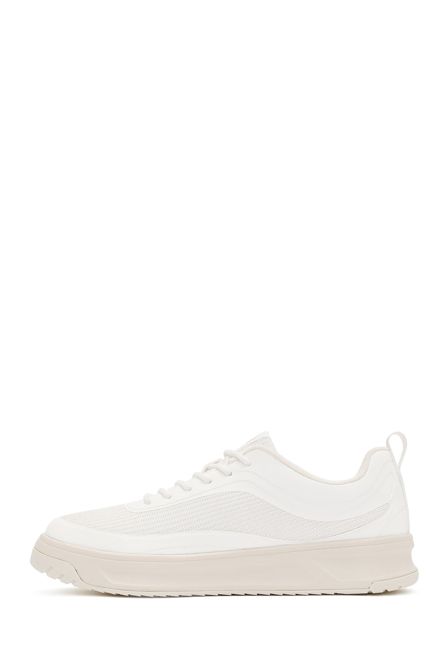 ACBC x Derimod Men's White Lace-Up Sneakers