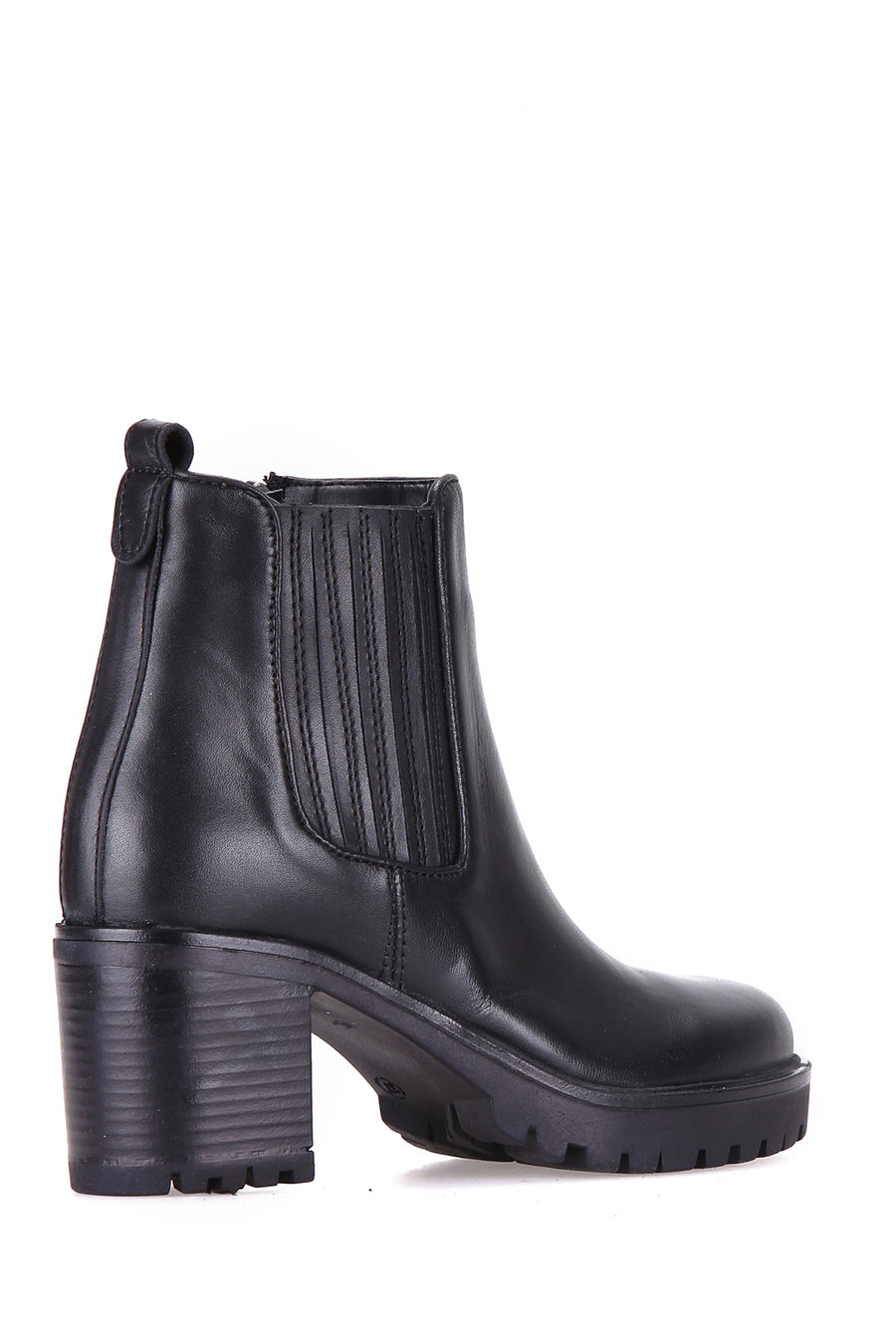 Heeled Women's Leather Boots