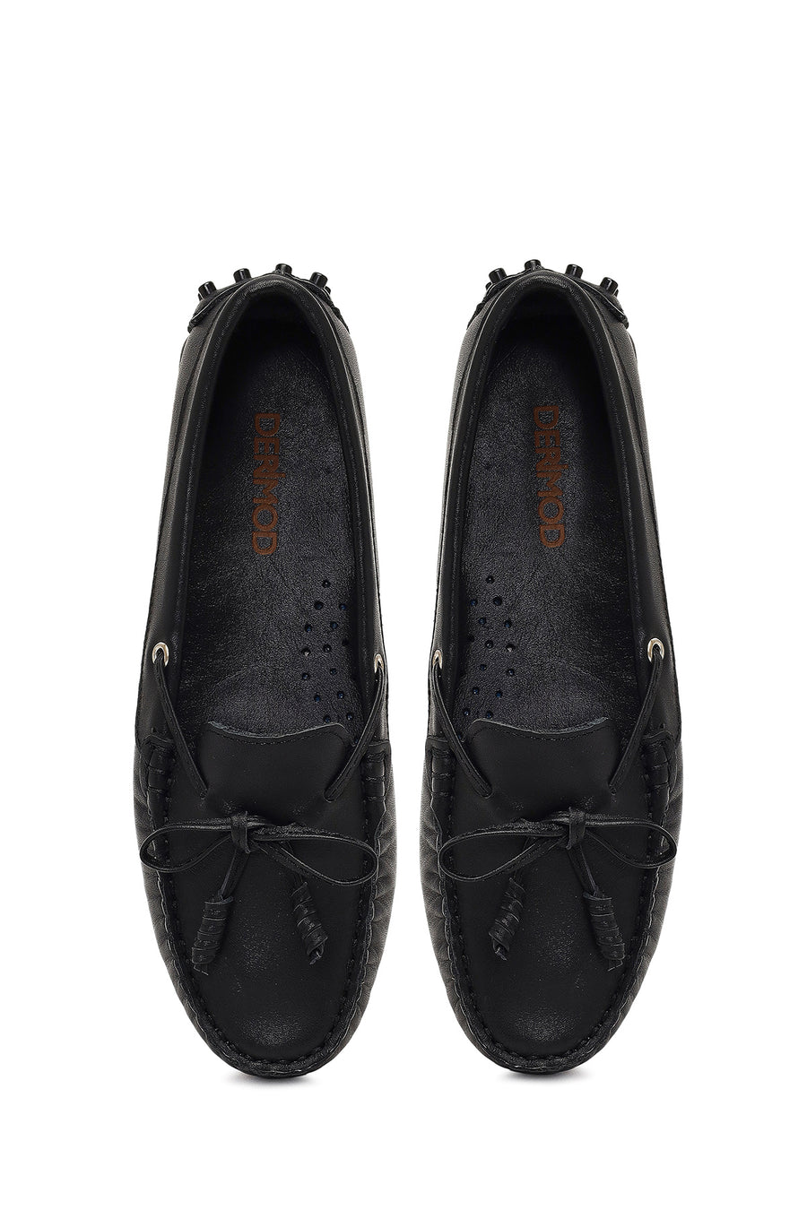 Women's Black Leather Loafer