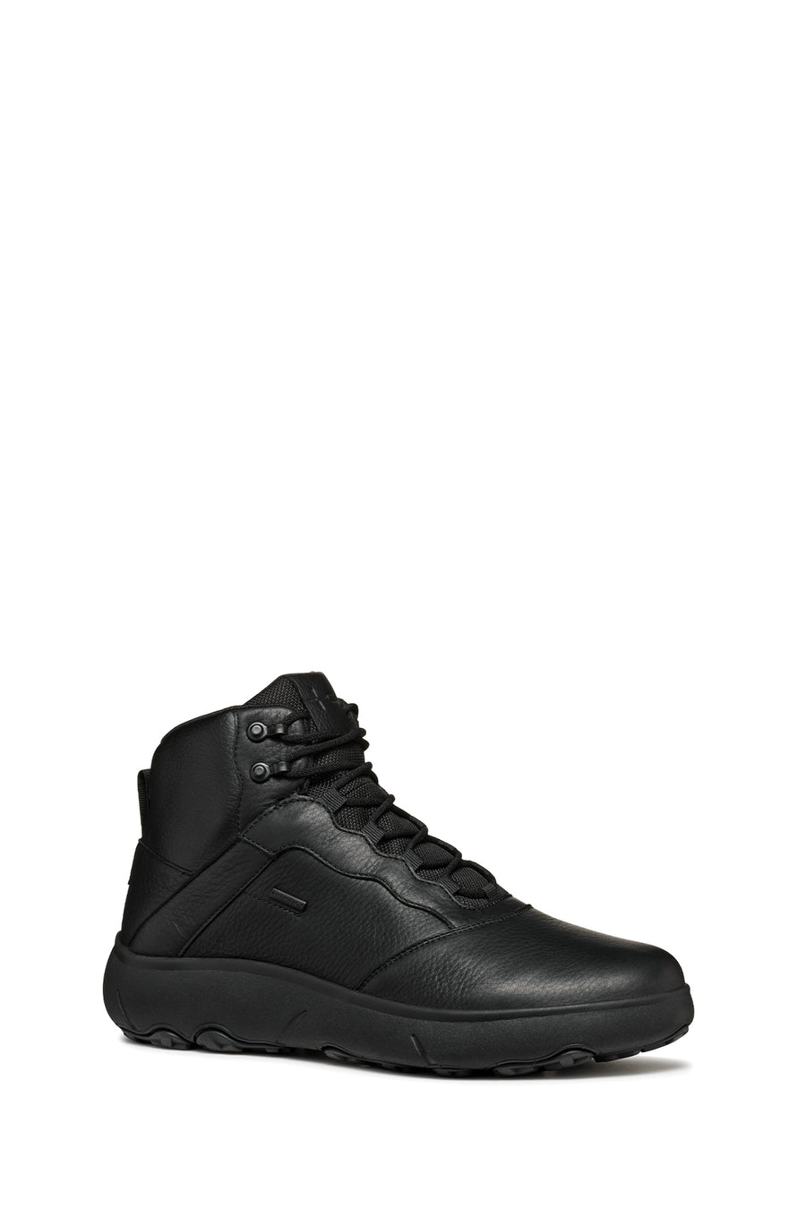 Geox Men Black U Nebula+Grip B Abx B - Le+Gbk Lace Leather Outdoor Boot