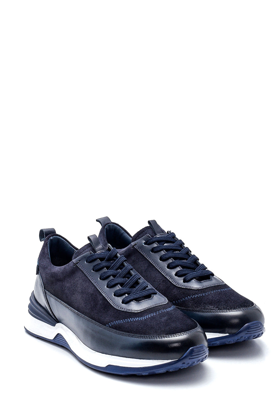 Men's Leather Suede Detailed Sneaker