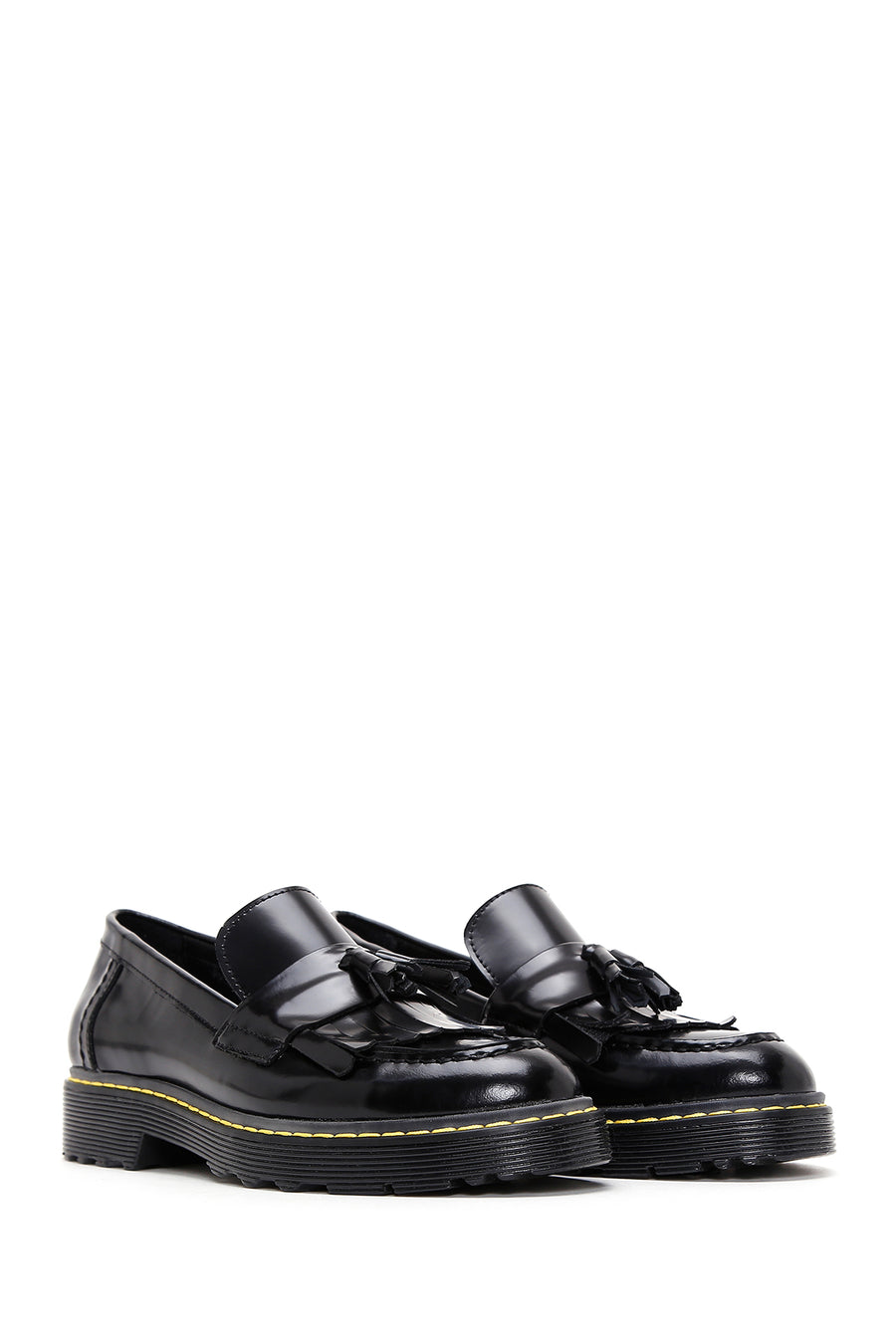 Women's Black Patent Leather Shoes