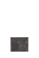 Men's Gray Leather Wallet | Derimod