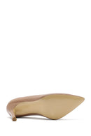 Women's White High Thin Heel Leather Stiletto | Derimod