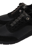 Woman Black Lace-Up Thick-Soled Leather Comfort Shoes | Derimod