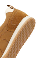 Women's Tan Lace-up Leather Sneaker | Derimod