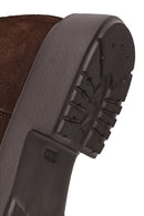 Male Brown Suede Chelsea Boots | Derimod
