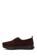Woman Brown Lace-Up Thick-Soled Suede Comfort Shoes | Derimod