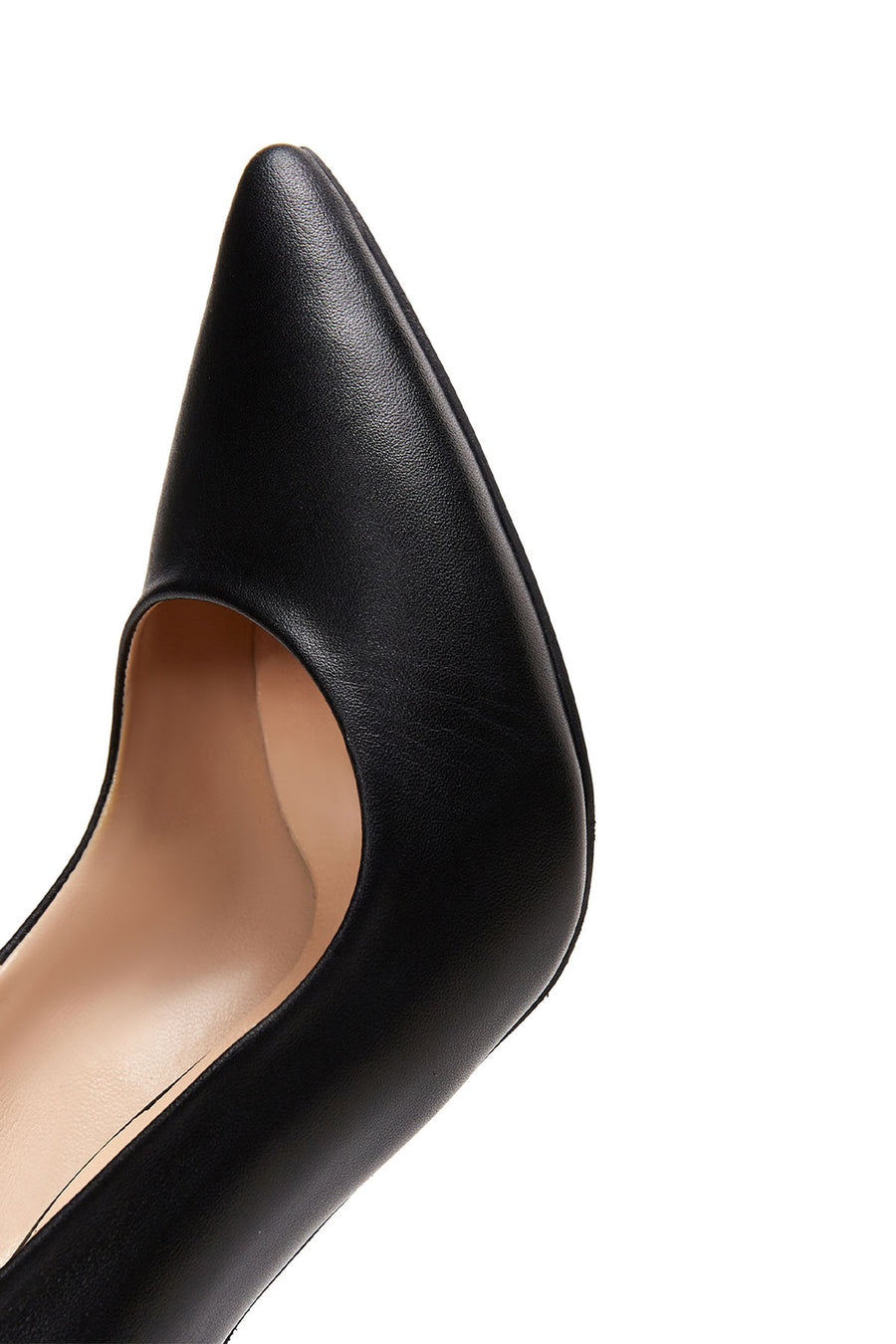 Women's Black High Heel Leather Stiletto