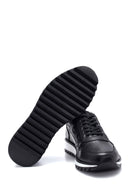 Erkek Deri Desenli Sneaker | Derimod