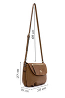 Women's Tan Long Strap Crossbody Bag | Derimod