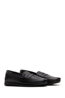 Kadın Siyah Deri Konfor Loafer | Derimod