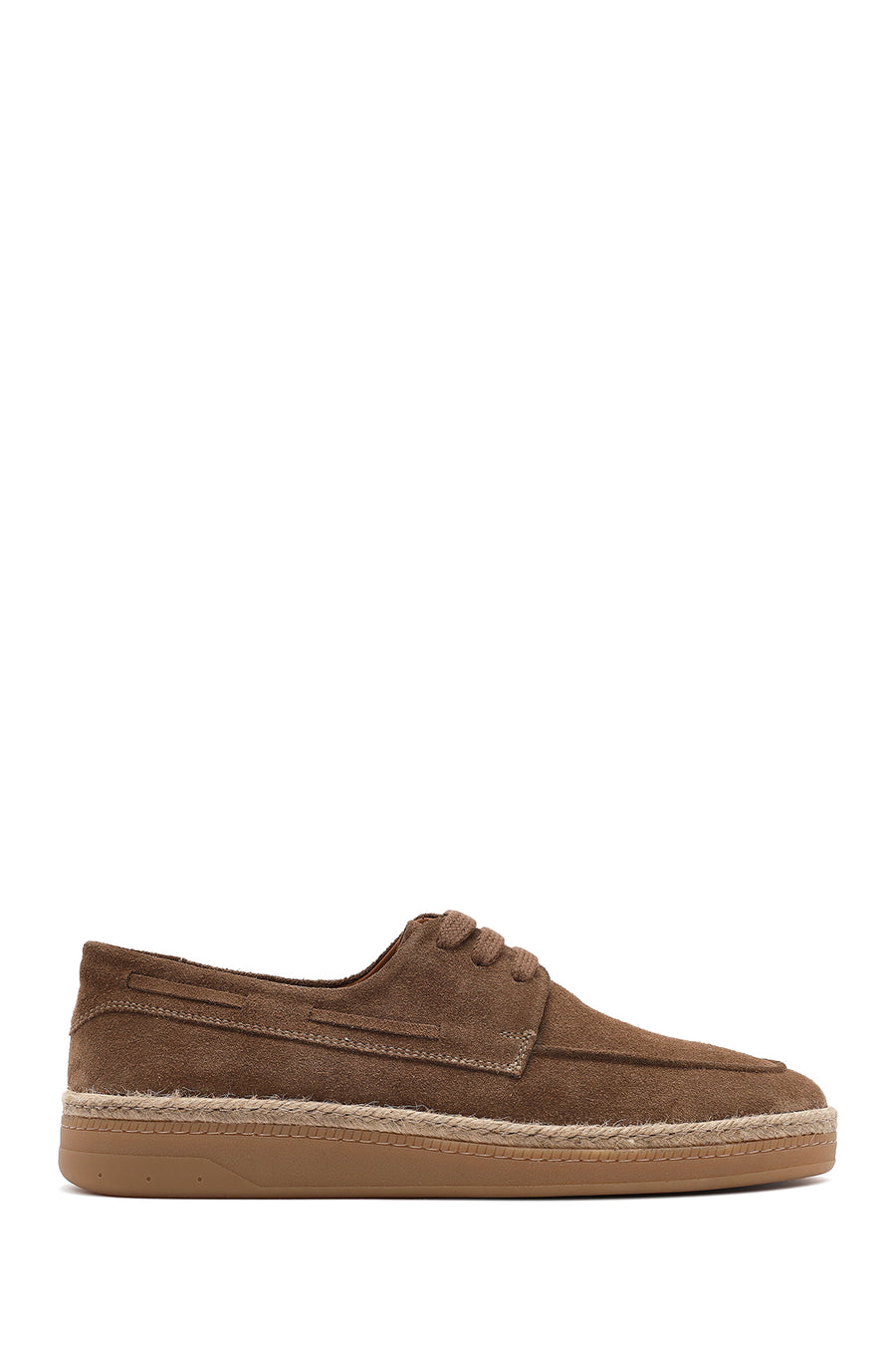 Men's Mink Lace-Up Suede Leather Casual Shoes 25SFD631910 | Derimod