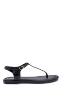 Women's Casual Patent Leather Sandals | Derimod