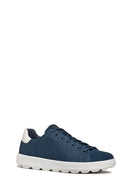 Geox Men's Navy Blue U46GPC Spherica Lace-Up Sneaker | Derimod