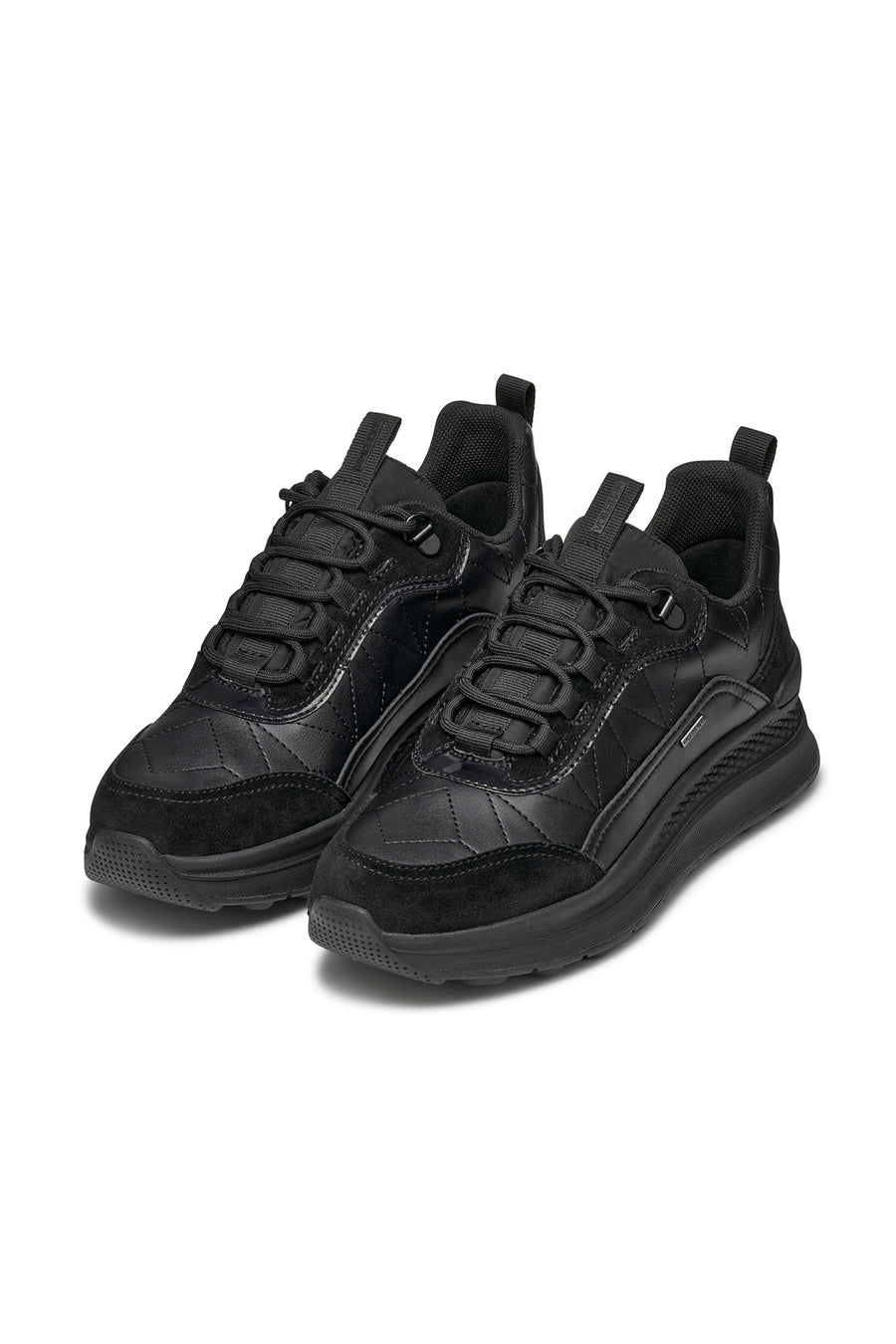 Geox Kadın Siyah Spherica Actif X2 Abx Bağcıklı Waterproof Sneaker