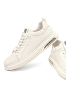 Erkek Beyaz Bağcıklı Deri Sneaker | Derimod
