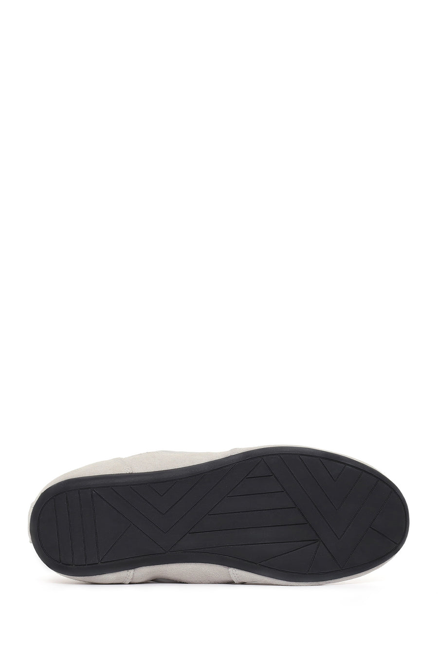 Kadın Gri Bağcıklı Deri Sneaker
