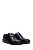 Men's Black Laced Leather Classic Shoes | Derimod