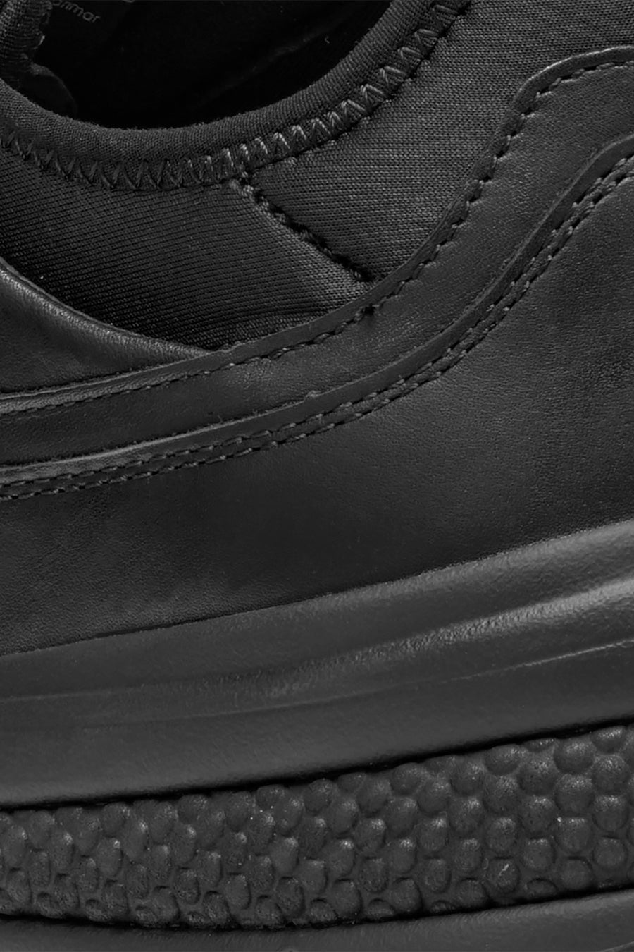 Geox Men's Black Spherica Lace-up Leather Sneaker